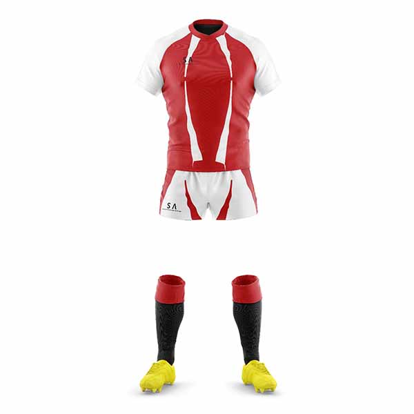 Red White Rugby Shorts Manufacturers in Australia